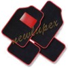 Tappetini moquette universali - rosso